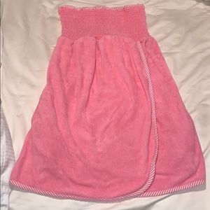 New PINK towel wrap/swim cover up